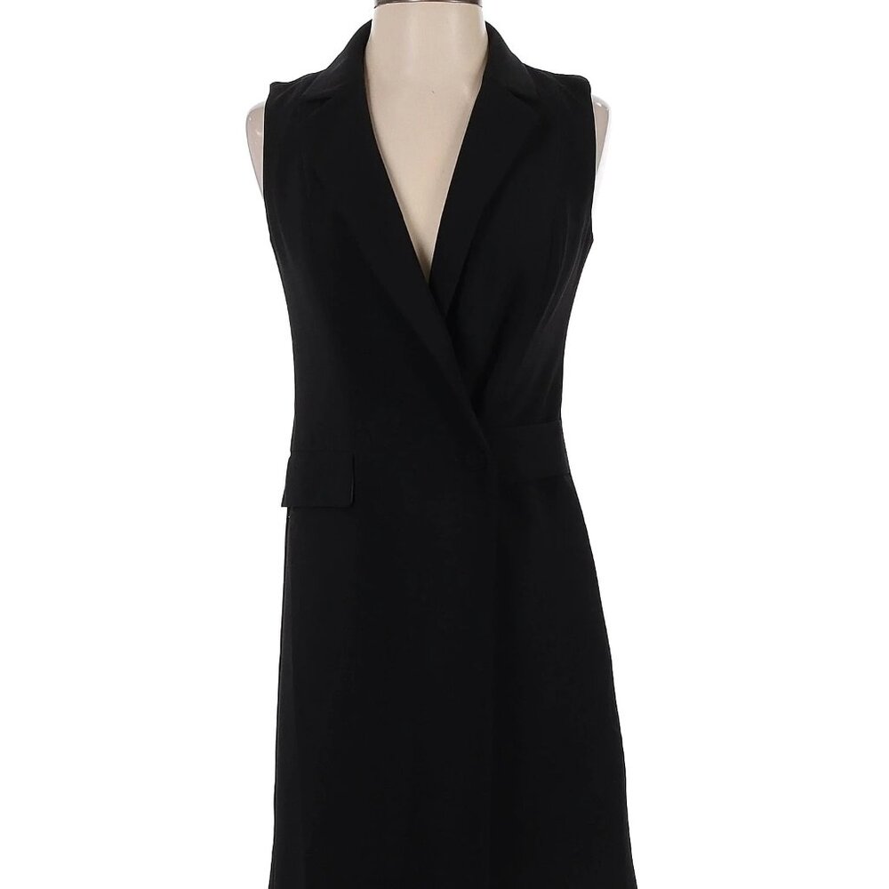 White House Black Market Tuxedo Sleeveless Dress